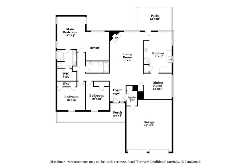 1,985/Mo, 20318 Pinefield Ln Humble, TX 77338 Floor Plan View