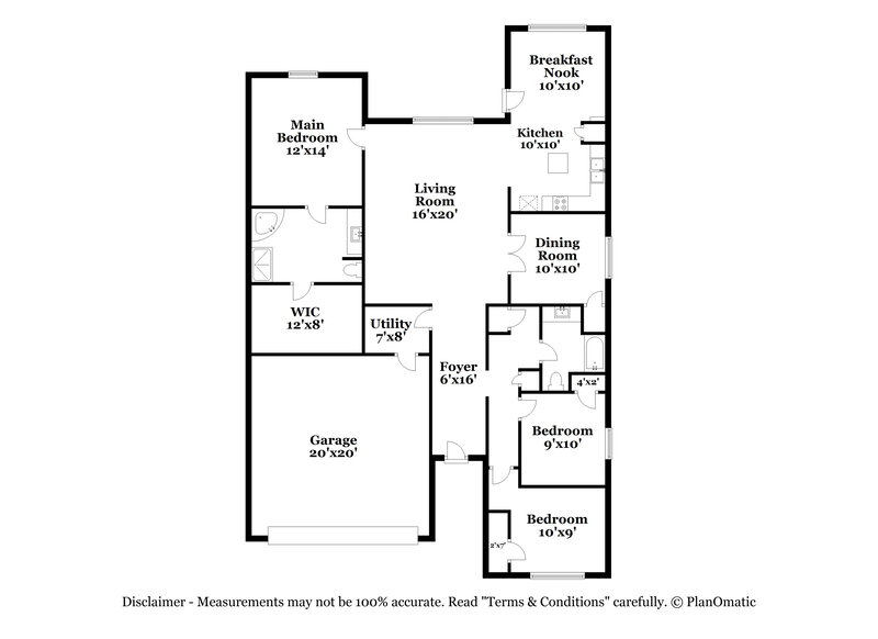 1,955/Mo, 4702 Palm Park Ln Richmond, TX 77469 Floor Plan View