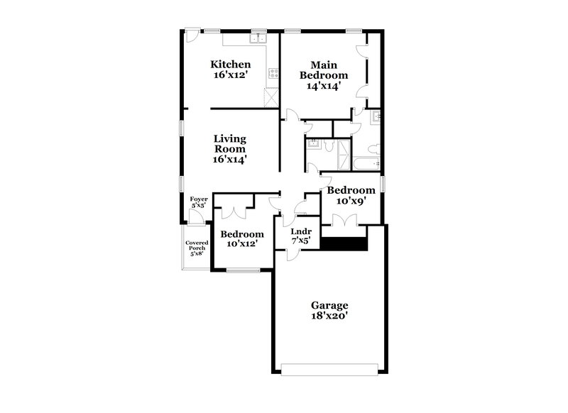 1,850/Mo, 15510 Miller House Ln Houston, TX 77086 Floor Plan View