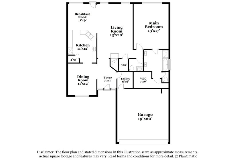 2,355/Mo, 405 Mystic Glen Loop Houston, TX 77339 Floor Plan View