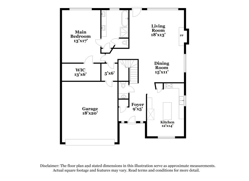 2,445/Mo, 8930 Stoney Bend Dr Spring, TX 77379 Floor Plan View