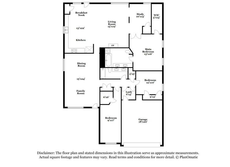 2,900/Mo, 21206 Linden Hills Ln Humble, TX 77338 Floor Plan View