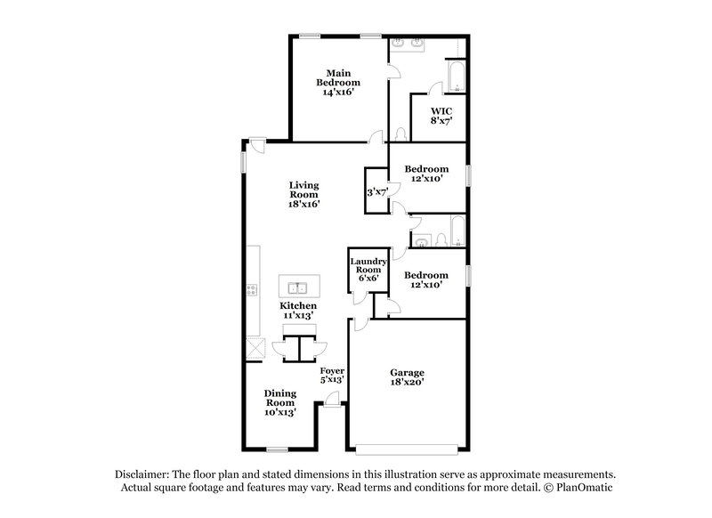 1,960/Mo, 15430 Pueblito Verde Way Channelview, TX 77530 Floor Plan View