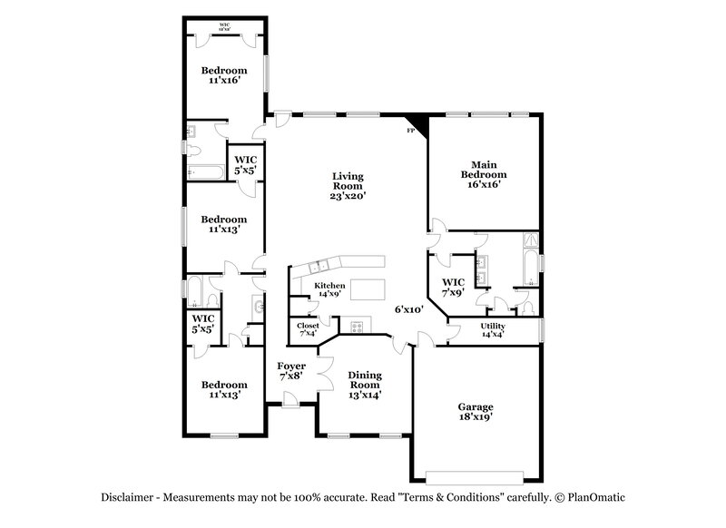 3,030/Mo, 413 Ceole Ln League City, TX 77573 Floor Plan View