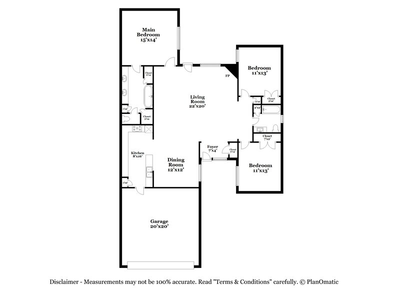 2,195/Mo, 20031 Atasca Villas Dr Atascocita, TX 77346 Floor Plan View