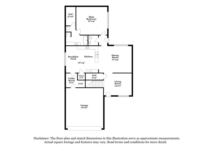 1,985/Mo, 10302 Fire Sage Dr Humble, TX 77396 Floor Plan View