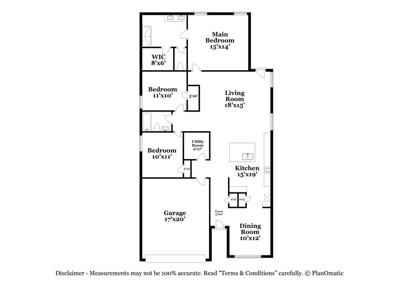 2,245/Mo, 29726 Breakwater Dr Park Row, TX 77494 Floor Plan View