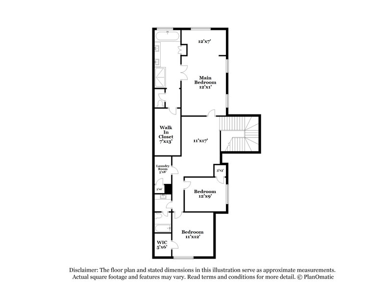 2,930/Mo, 1915 Rosewood St Houston, TX 77004 Floor Plan View