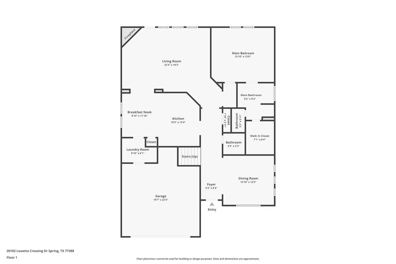 2,640/Mo, 20102 Louetta Crossing Dr Spring, TX 77388 Floor Plan View
