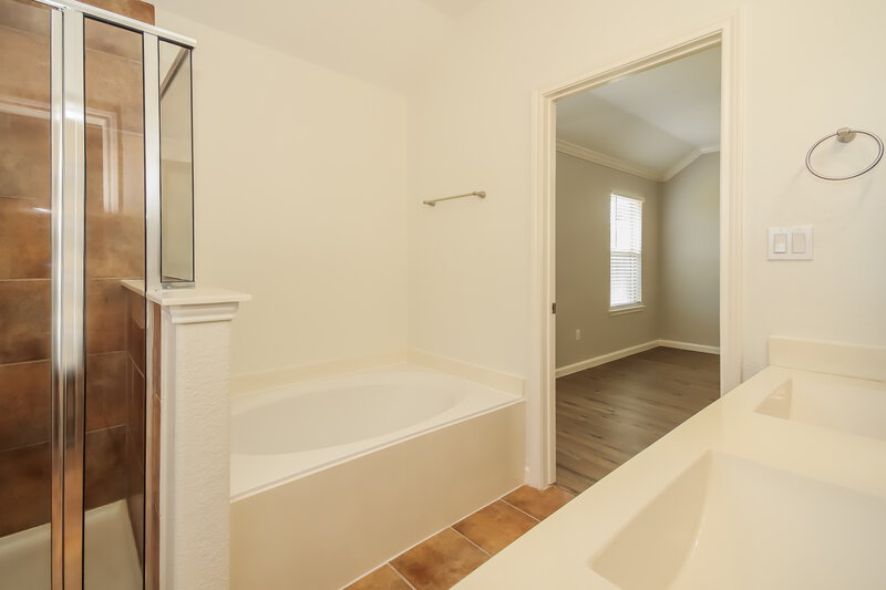 2,050/Mo, 9010 Saint Laurent Ln Houston, TX 77044 Main Bathroom View 2