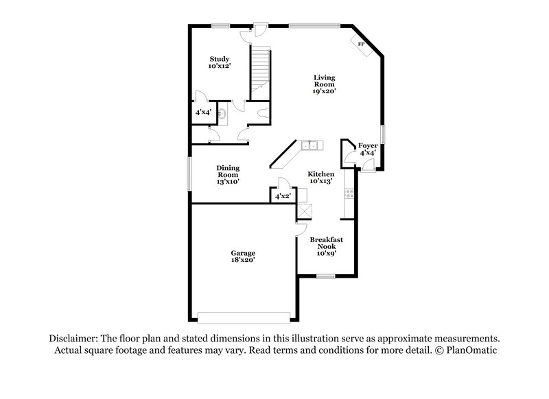 2,580/Mo, 5418 Ginseng Dr Baytown, TX 77521 Floor Plan View