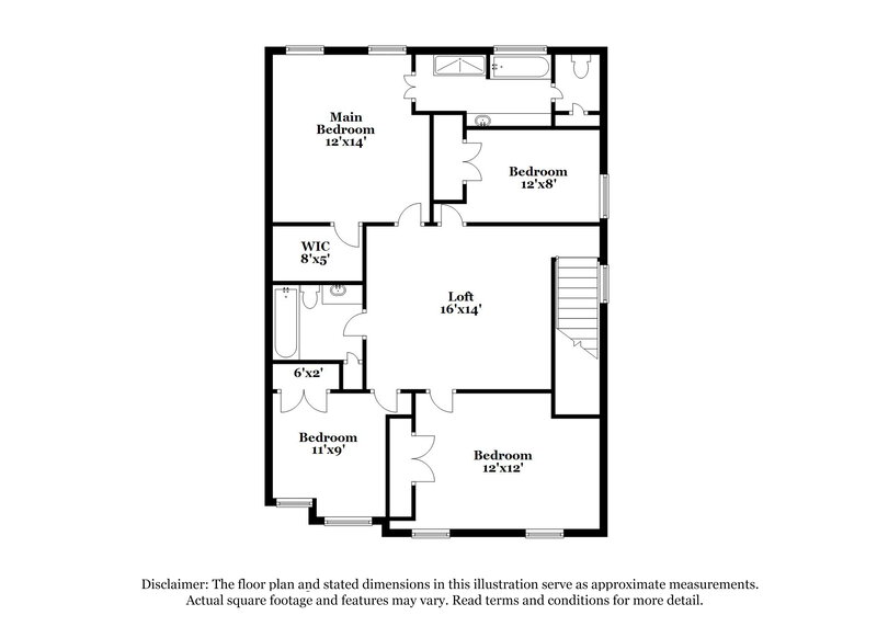 2,040/Mo, 12083 Quartersawn Ln Pinehurst, TX 77362 Floorplan View 2