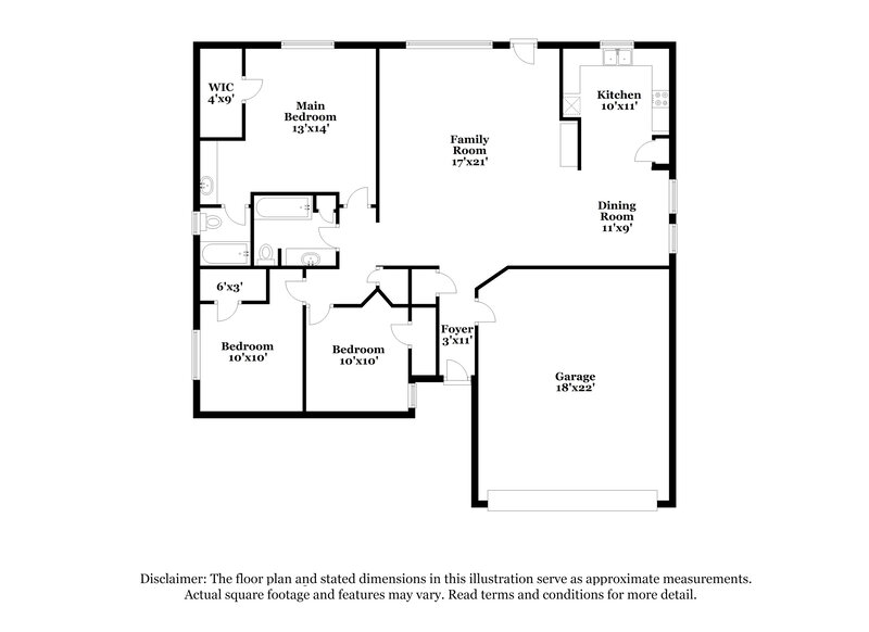 1,705/Mo, 15826 Beechnut St Houston, TX 77083 Floorplan View
