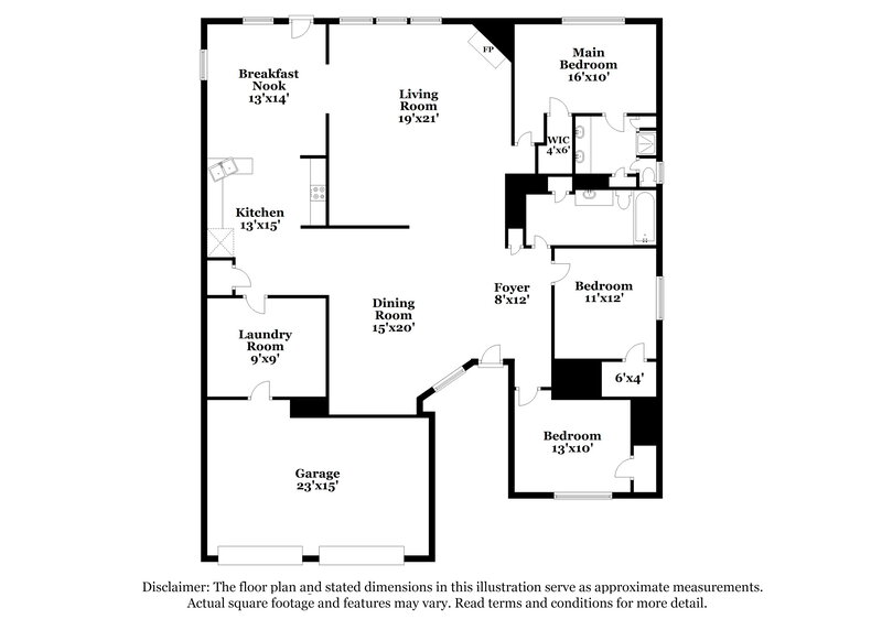 2,575/Mo, 808 Cherry Blossom Dr League City, TX 77573 Floor Plan View