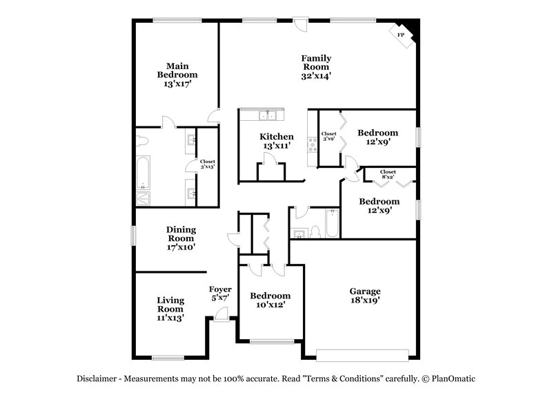 2,950/Mo, 3103 Perrington Cir Houston, TX 77082 Floor Plan View