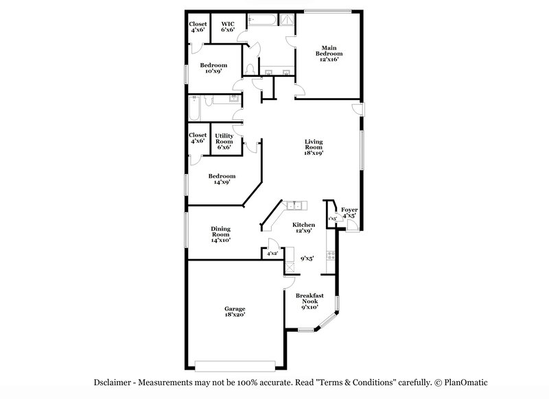 2,015/Mo, 19523 Oleander Ridge Way Cypress, TX 77433 Floor Plan View