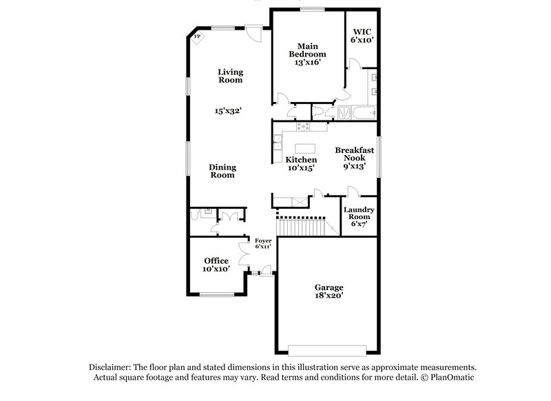2,500/Mo, 1966 Briar Grove Dr Conroe, TX 77301 Floor Plan View