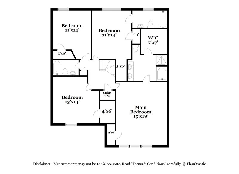 2,260/Mo, 4826 Dark Canyon Ct Katy, TX 77449 Floor Plan View 2