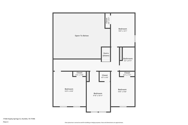2,460/Mo, 17426 Hayley Springs Ct Humble, TX 77396 Floor Plan View 2