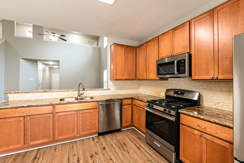 2,460/Mo, 17426 Hayley Springs Ct Humble, TX 77396 Kitchen View 2