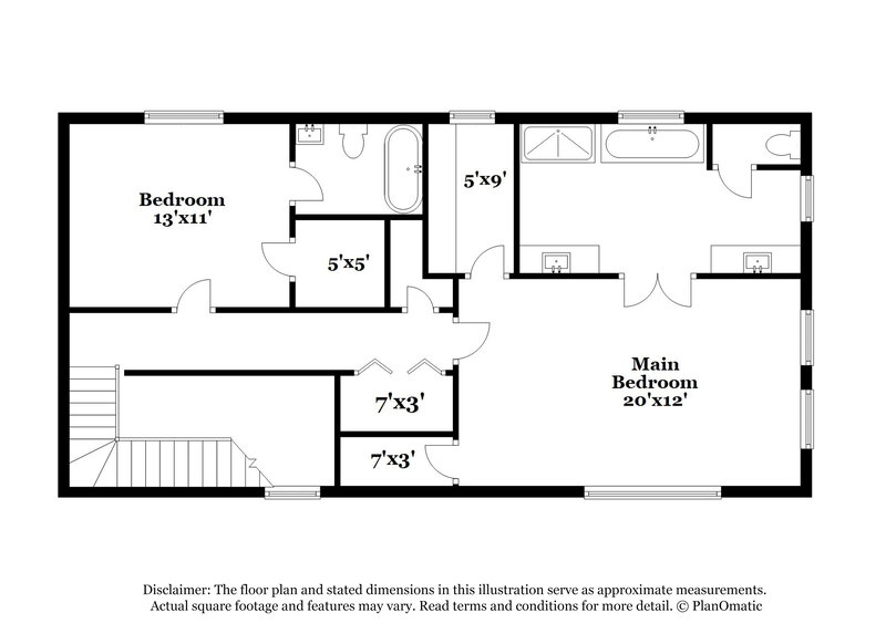 3,645/Mo, 5743 Kansas St Unit B Houston, TX 77007 Floor Plan View
