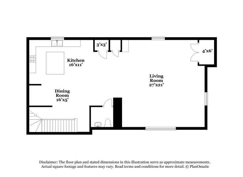 3,645/Mo, 5743 Kansas St Unit B Houston, TX 77007 Floor Plan View 2
