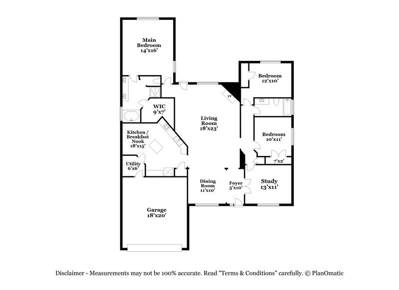 1,975/Mo, 12124 La Salle River Rd Conroe, TX 77304 Floor Plan View