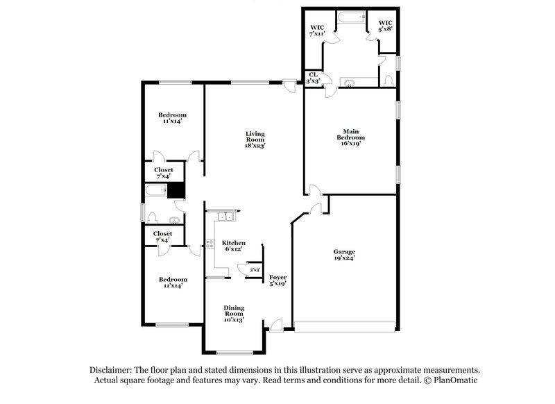 2,070/Mo, 10815 Malden Dr Houston, TX 77075 Floor Plan View