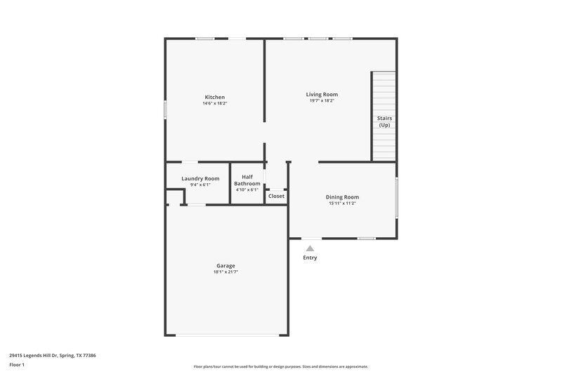 1,805/Mo, 29415 Legends Hill Dr Spring, TX 77386 Floor Plan View
