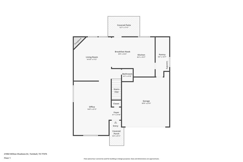 2,045/Mo, 21902 Willow Shadows Dr Tomball, TX 77375 Floor Plan View