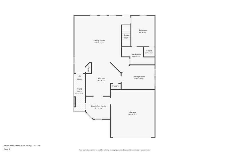 2,200/Mo, 29059 Birch Green Way Spring, TX 77386 Floor Plan View