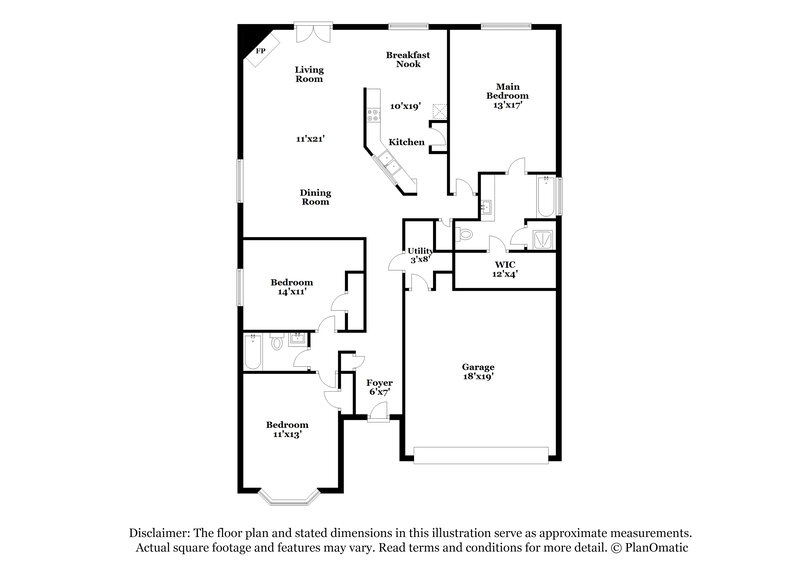 2,175/Mo, 4562 Buckleridge Rd Houston, TX 77053 Floor Plan View