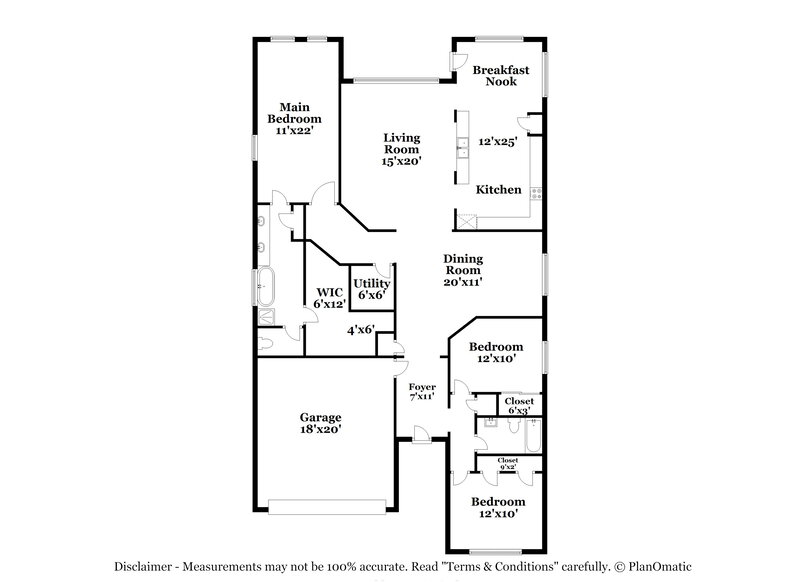 2,365/Mo, 12207 Golden Oasis Ln Humble, TX 77346 Floor Plan View