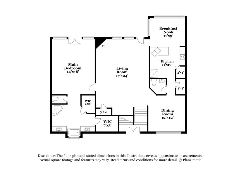 2,260/Mo, 1926 Topside Ct Crosby, TX 77532 Floor Plan View 2