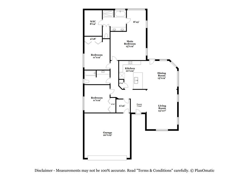 1,750/Mo, 6946 Gentle Breeze Dr Willis, TX 77318 Floor Plan View