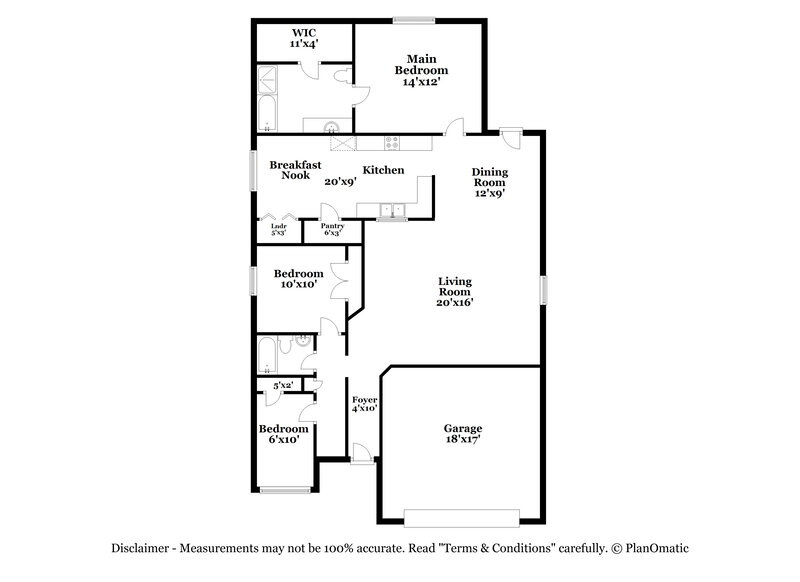 1,650/Mo, 5207 Riverwood Dr Richmond, TX 77469 Floor Plan View