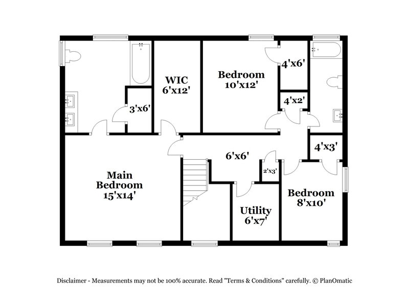 2,225/Mo, 16106 Chamomile Ct Houston, TX 77083 Floor Plan View 2