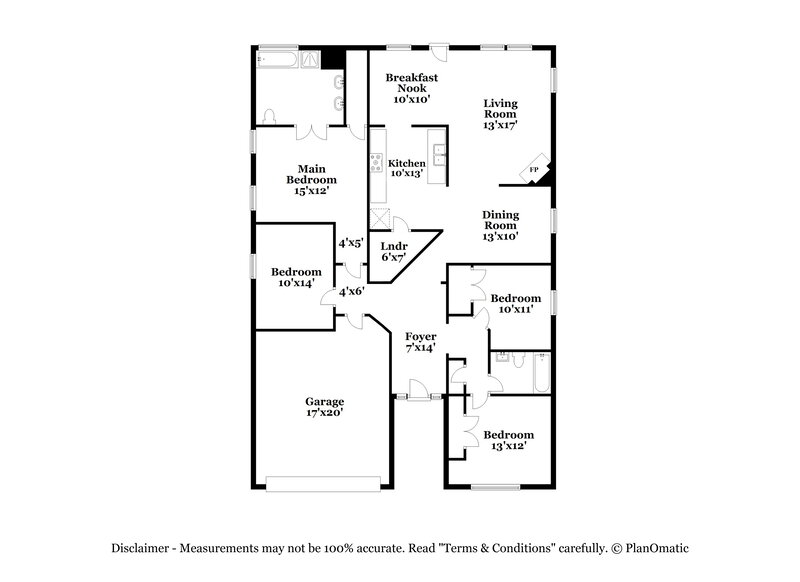 2,215/Mo, 21314 Bella Dulce Ct Spring, TX 77379 Floor Plan View