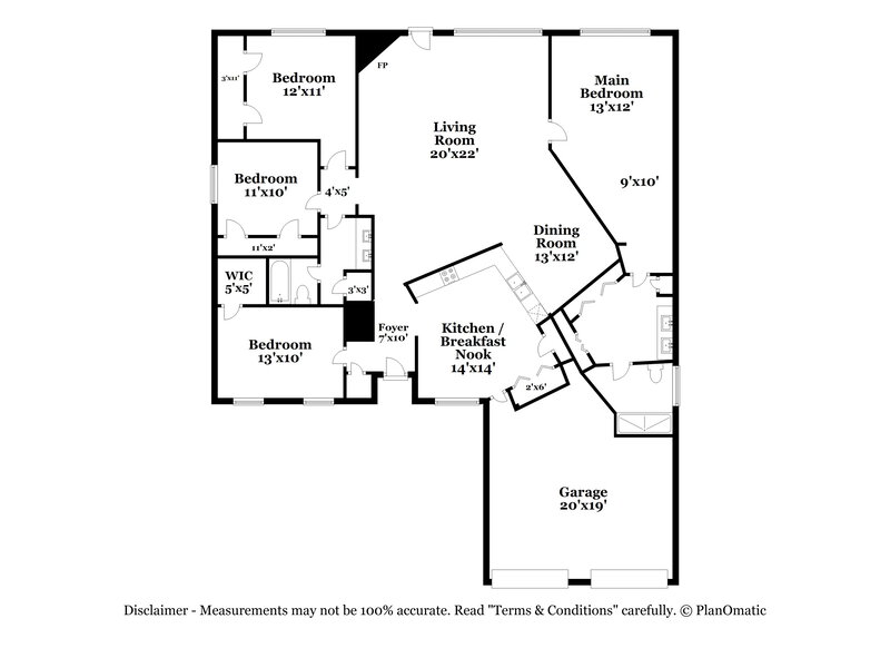 2,450/Mo, 2922 Bentley Ct Pearland, TX 77584 Floor Plan View