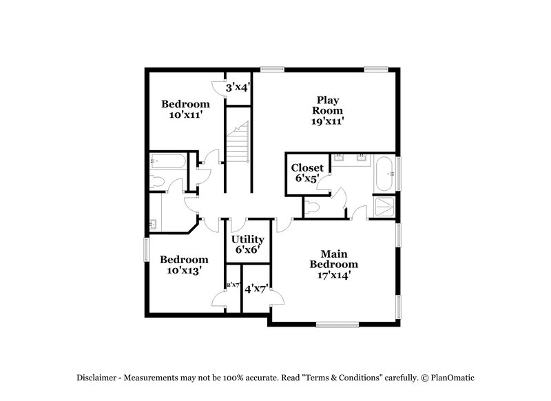 1,985/Mo, 9958 Chimney Swift Ln Conroe, TX 77385 Floor Plan View