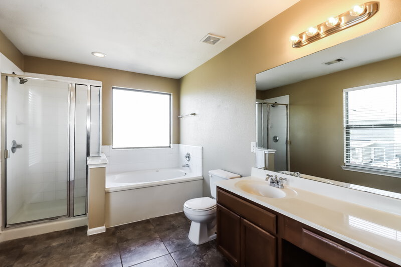 2,150/Mo, 12011 Bach Orchard Trail Houston, TX 77038 Main Bathroom View