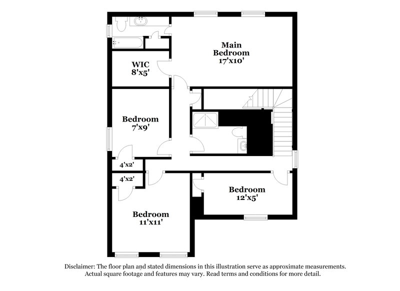 1,630/Mo, 4935 S Cancun Dr Houston, TX 77045 Floorplan View 2
