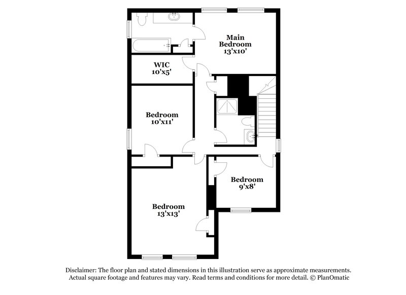 1,685/Mo, 13732 W Cancun Dr Houston, TX 77045 Floor Plan View 2