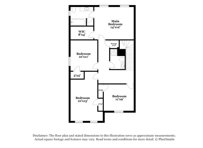 1,710/Mo, 4915 N Cancun Dr Houston, TX 77045 Floor Plan View 2