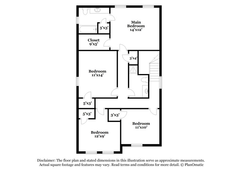 1,820/Mo, 4946 S Cancun Dr Houston, TX 77045 Floor Plan View 2