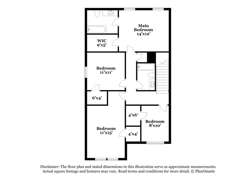 1,840/Mo, 4938 N Cancun Dr Houston, TX 77045 Floor Plan View