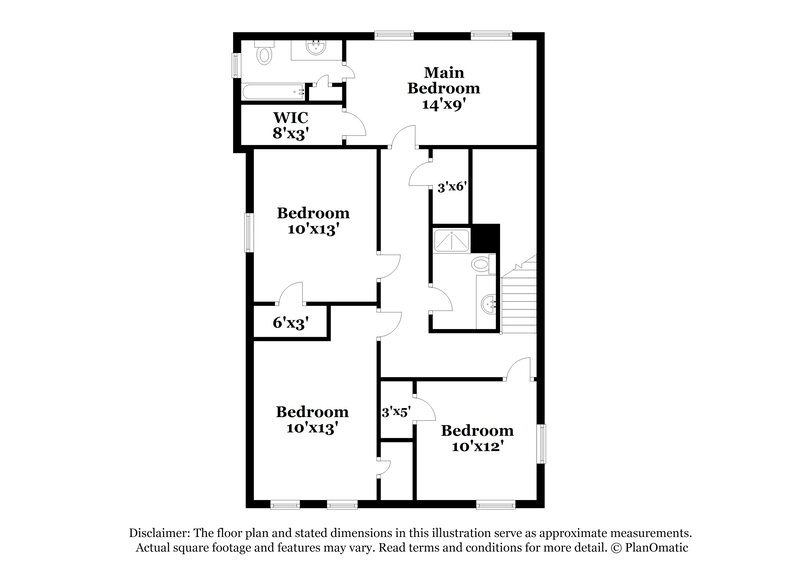 1,620/Mo, 4963 S Cancun Dr Houston, TX 77045 Floor Plan View 2