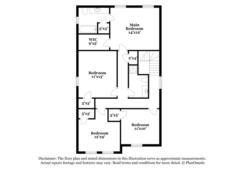 1,980/Mo, 4946 N Cancun Dr Houston, TX 77045 Floor Plan View