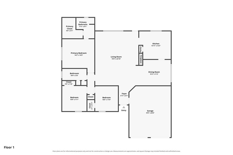 1,715/Mo, 3446 Hombly Rd Houston, TX 77066 Floor Plan View
