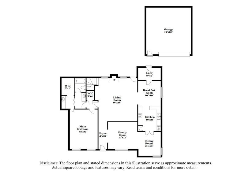 1,990/Mo, 6615 Seegers Trail Dr Houston, TX 77066 Floorplan View